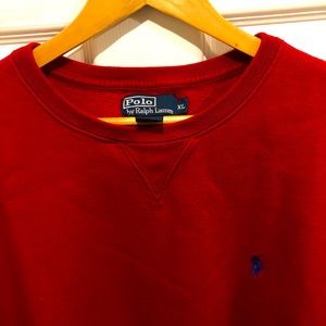 Red - Polo by Ralph Lauren sweatshirt - tags removed but never worn.